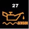 Yağ seviye sensöründe problem uyarısı tek bir bip sesi ile yanar. Yağ seviyesinin kontrol edilmesi gerekir yağ seviyesi iyi ise ya sensör arızalanmıştır ya da sensör kablolarında hasar meydana gelmiştir.